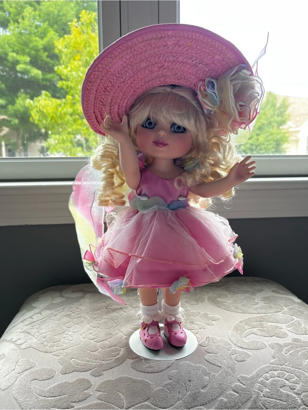 Marie Osmond “Easter Bonnet On It - Adora Belle 12” Doll. Blonde hair blue eyes